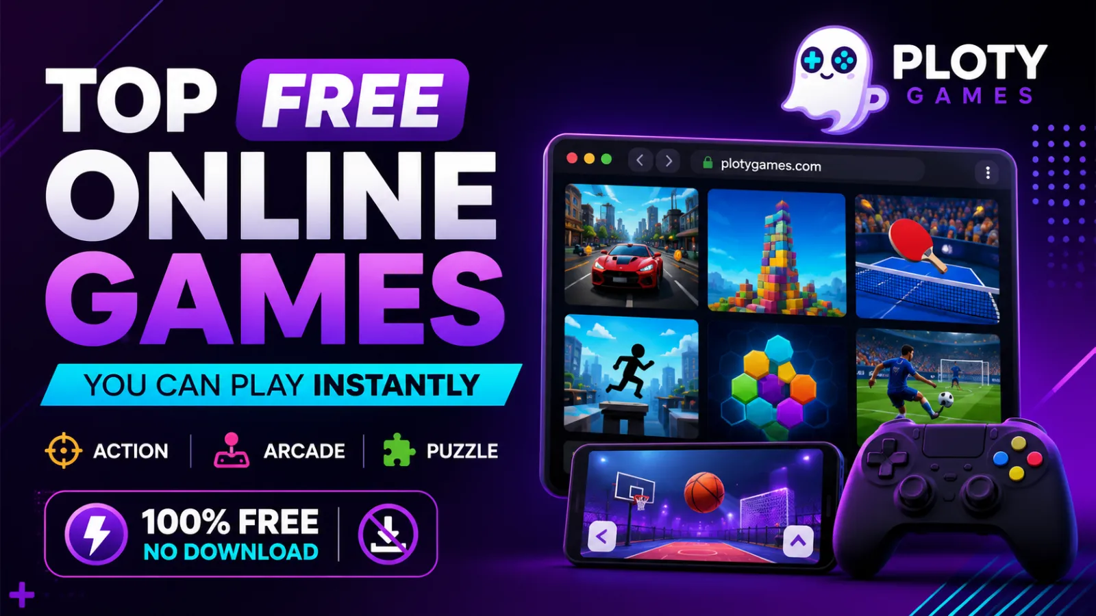 Top Free Online Games You Can Play Instantly Action, Arcade & Puzzle Fun with Ploty Games