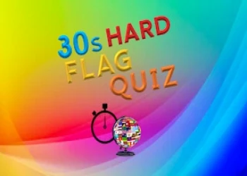 30s Hard Flag Quiz - Free trivia game online at plotygames
