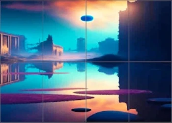 Abandoned places Picture Tile Quest - Free brain game online at plotygames
