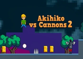 Play Akihiko vs Cannons 2 online for free at PlotyGames