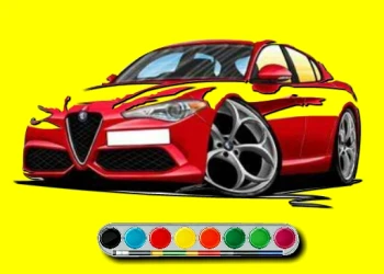 Play Alfa Romeo Coloring online for free at PlotyGames