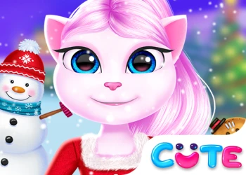 Play Angela Christmas Dress up Game online for free at PlotyGames