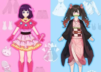 Play Anime Doll   DIY Cosplay Girl online for free at PlotyGames