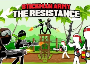 Army The Resistance - Free stickman game online at plotygames