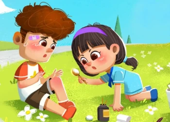 Play Baby First Aid Tips online for free at PlotyGames