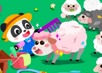 Play Baby Panda Animal Farm online for free at PlotyGames