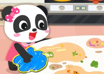 Play Baby Panda Cleanup online for free at PlotyGames