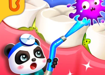 Baby Panda: Dental Care - Free clicker game online at plotygames