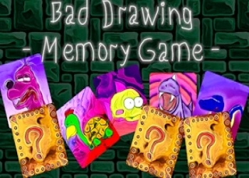 Play Bad Drawings Memory Game online for free at PlotyGames