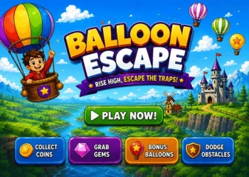 Balloon Escape - Free arcade game online at plotygames