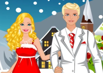 Play Barbie Christmas Dating online for free at PlotyGames