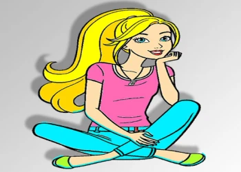 Barbie Coloring Game - Free girls game online at plotygames