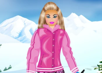 Play Barbie Snowboard Dress online for free at PlotyGames