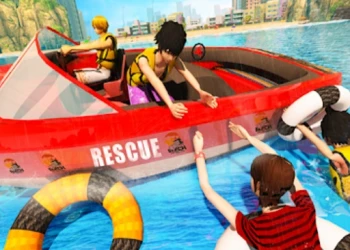 Play Beach Rescue Emergency Boat online for free at PlotyGames