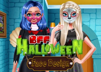 BFF Halloween Face Design - Free girls game online at plotygames
