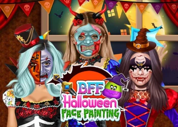 Play BFF Halloween Face Painting online for free at PlotyGames