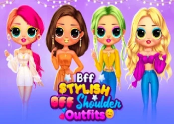 Play Bff Stylish Off Shoulder Outfits online for free at PlotyGames