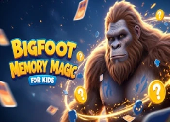 Bigfoot Memory Magic for Kids - Free memory game online at plotygames