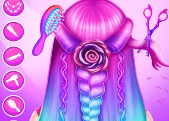 Play Braid Hair Salon Girls online for free at PlotyGames