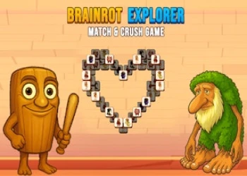 Play Brainrot Explorer: Match and Crush Game online for free at PlotyGames