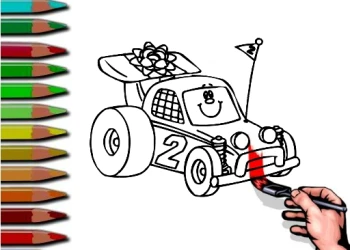 Play BTS Racing Car Coloring online for free at PlotyGames