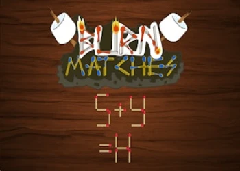 Burn Matches - Free brain game online at plotygames