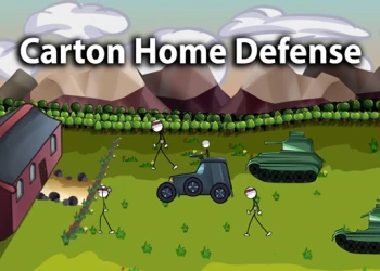 Play Carton Home Defense online for free at PlotyGames