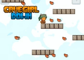 Cavegirl Down - Free skill game online at plotygames