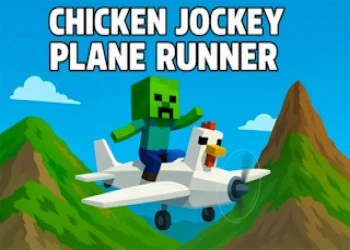 Play Chicken Jockey Plane Runner online for free at PlotyGames