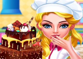 Play Chocolate cake cooking party online for free at PlotyGames