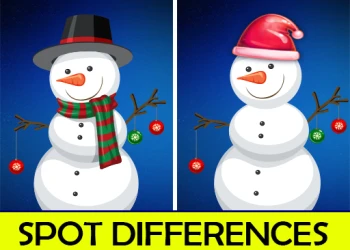 Play Christmas Spot differences online for free at PlotyGames