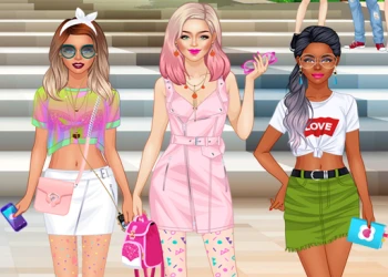 Play College Girls Team Fashion Makeover online for free at PlotyGames