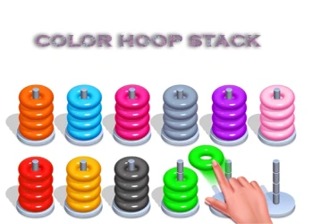 Play Color Hoop Stack - Sort Puzzle online for free at PlotyGames