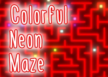 Play Colorful Neon Maze online for free at PlotyGames