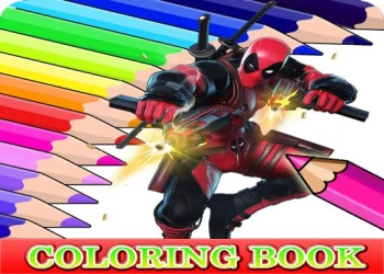 Play Coloring Book for Deadpool online for free at PlotyGames