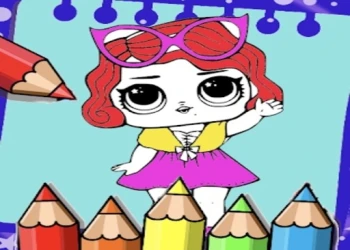 Coloring Dolls Book - Free girls game online at plotygames