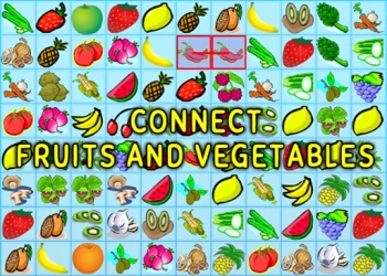 Play Connect: Fruits and Vegetables online for free at PlotyGames