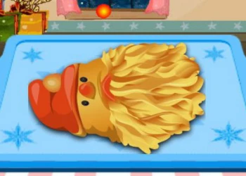 Cooking Golden Santa Bread - Free cooking game online at plotygames