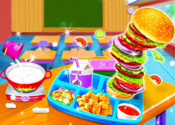 Cooking Lunch At School - Free girls game online at plotygames