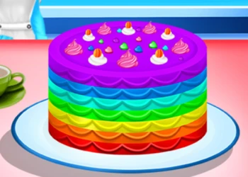 Play Cooking Rainbow Cake online for free at PlotyGames
