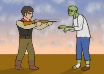 Cowboy Survival Zombie - Free shooting game online at plotygames