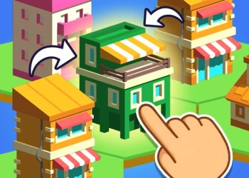 Play Crafty Town Merge City online for free at PlotyGames