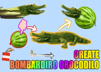 Create Bombardiro Crocodilo - Free platformer game online at plotygames