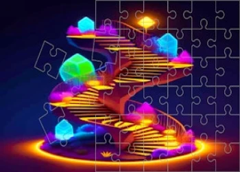 Crystals Sliding Image Adventure - Free brain game online at plotygames