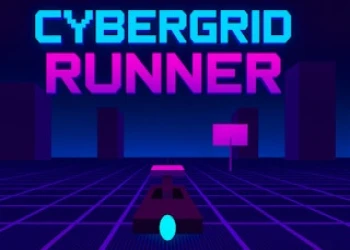 Cybergrid Runner - Free runner game online at plotygames