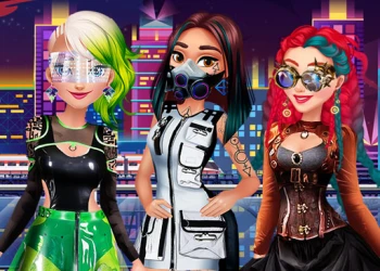 Play Cyberpunk City Fashion online for free at PlotyGames