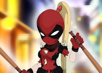 Deadpool Girl Dressup - Free girls game online at plotygames