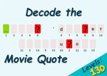Play Decode the Movie Quote online for free at PlotyGames