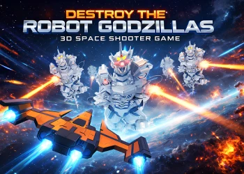 Play Destroy Godzillas: 3D Shooter online for free at PlotyGames