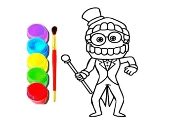 Play Digital Circus Click and Paint online for free at PlotyGames